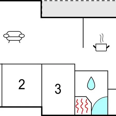 Hébergement de vacances Superbe Maison De 3 Chambres À Sæby *